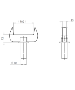 Fourche extra large, outillage de dépannage poids lourd. Idéal pour le dépannage et le remorquage poids lourd.