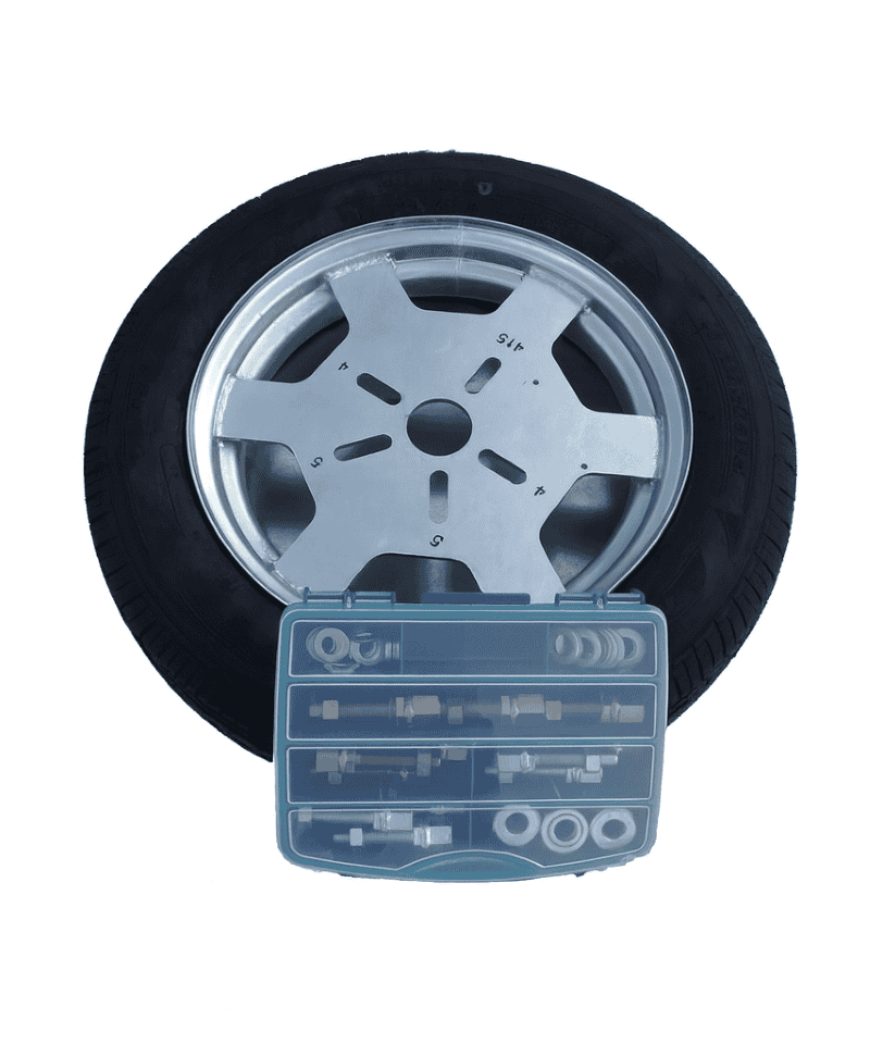 roue universelle pneumatique pour le dépannage