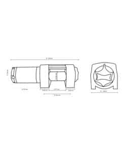 tREUIL ELECTRIQUE DWM 400 ST DIMENSIONS