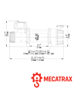 Treuil électrique industriel pour professionnel du transport de machine et du dépannage