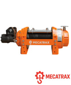 Treuil hydraulique industriel pour professionnel du dépannage et du transport de machines