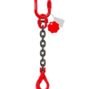 élingue de levage chaine 1 brin grade 80 crochet automatique