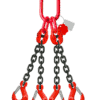 élingue de levage chaine 4 brins grade 80 crochet linguet