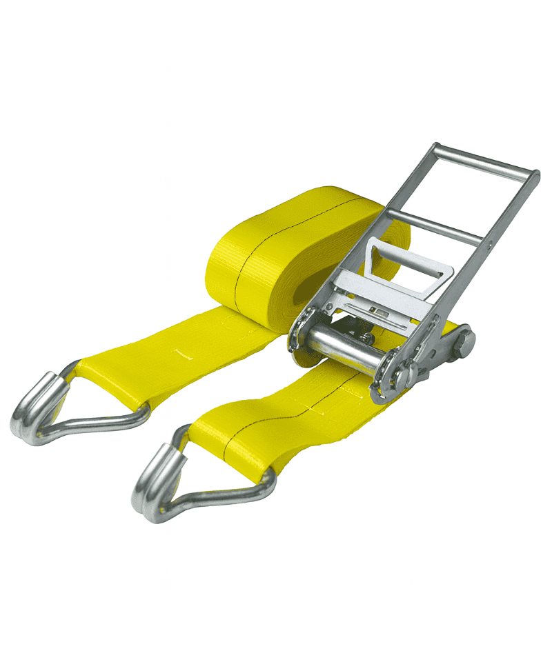 sangle d'arrimage 20T à cliquet séparé et crochets doigts soudés pour le transport sur camion