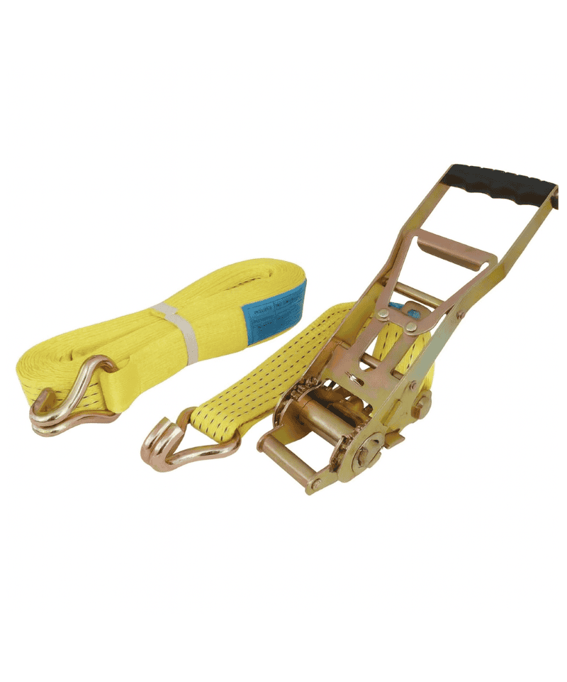 sangle d'arrimage à cliquet séparé et crochets doigts soudés pour le transport sur camion