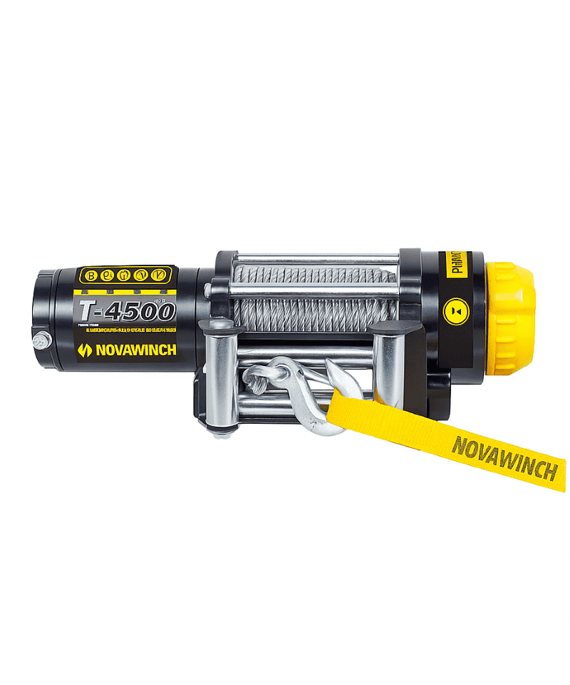 Treuil électrique 12V T4500 Novawinch pour quad, 4x4, buggy, dépanneuse, bateau