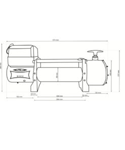 treuil électrique 12 V 24 V dragon winch truck