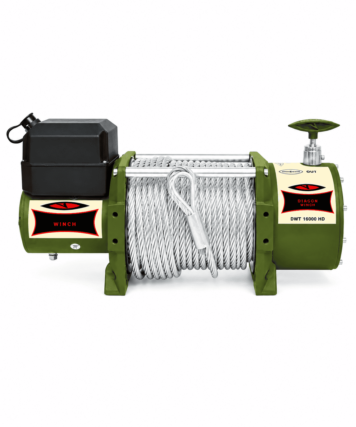 treuil électrique 12 V 24 V dragon winch truck