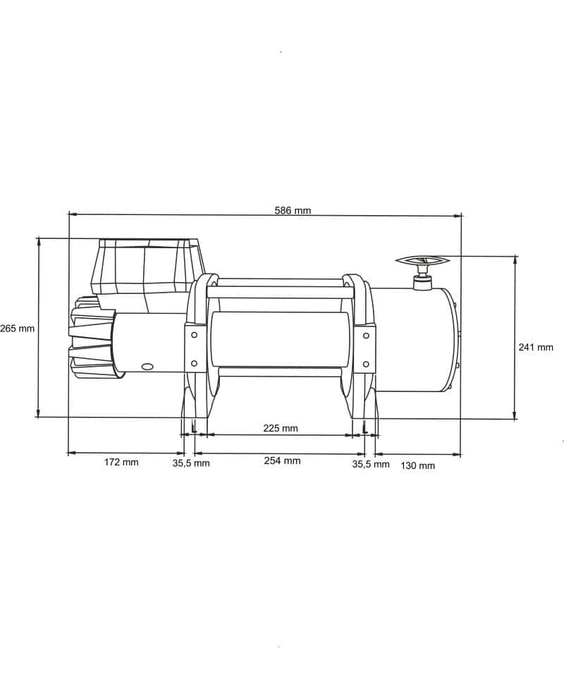 Treuil électrique Dragon Winch Truck 18000 HD – Image 3