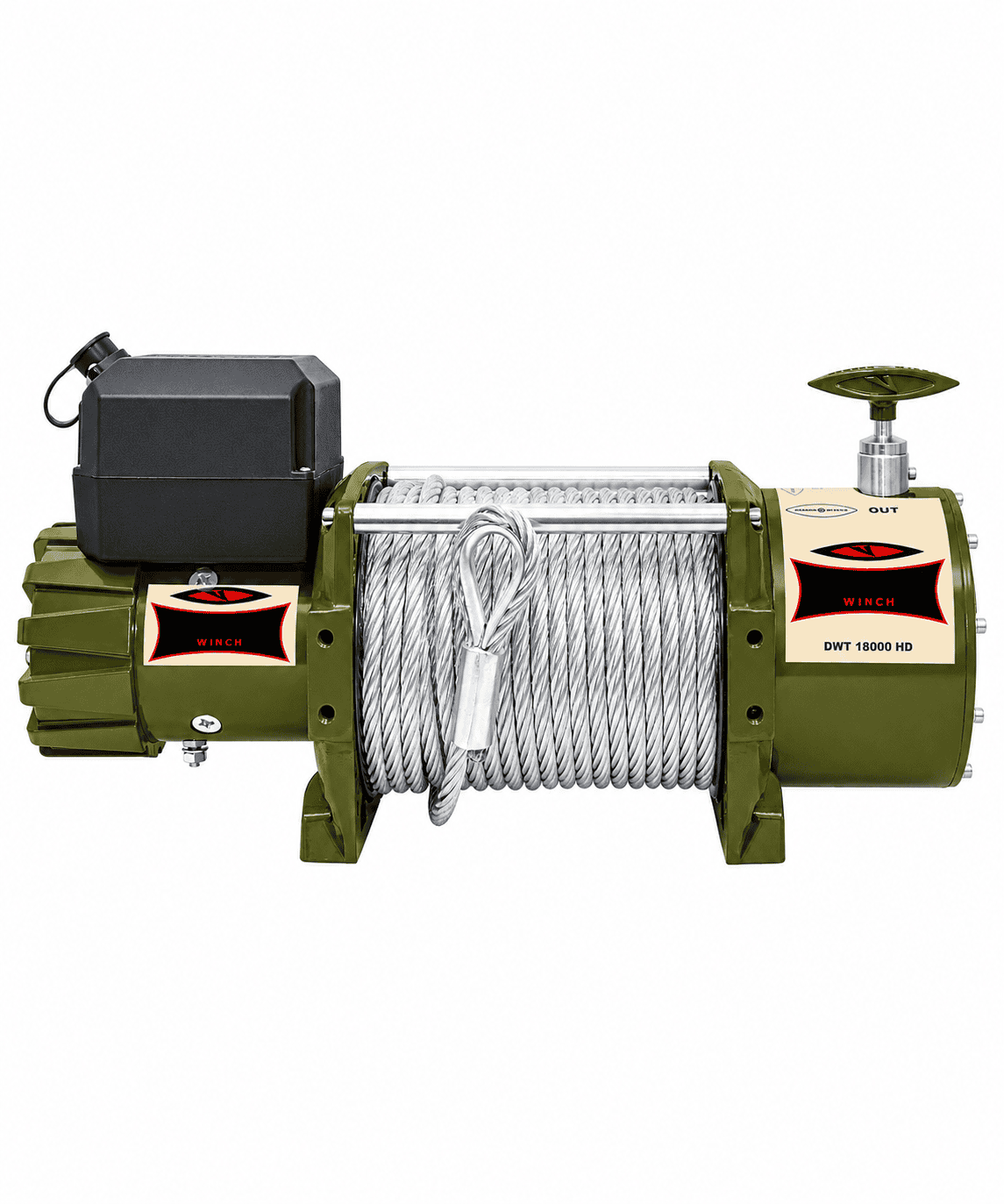 treuil électrique 12 V 24 V dragon winch truck