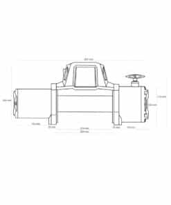 treuil électrique 12 V 24 V dragon winch maverick